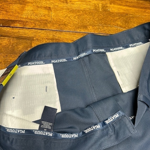 PGA Tour clubhouse mens short size 44 NWT navy blue golf shorts total eclipse - Picture 7 of 11